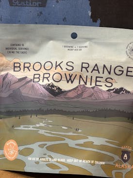 Brooks Range Brownies, 100mg THC (Indica)