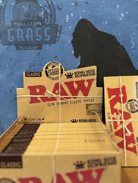 Raw King Size Papers Slow Burning, creaseless