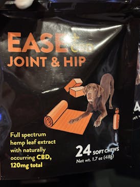 EASE PLUS Joint & Hip CBD-2.5mg/each, 24-Soft Chews