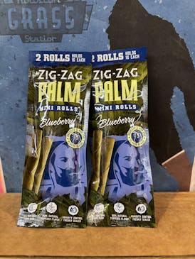 PALM Zig Zag Blueberry terp bead Mini Rolls