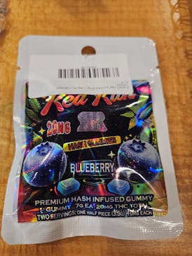 Blueberry hash gummies 20mg