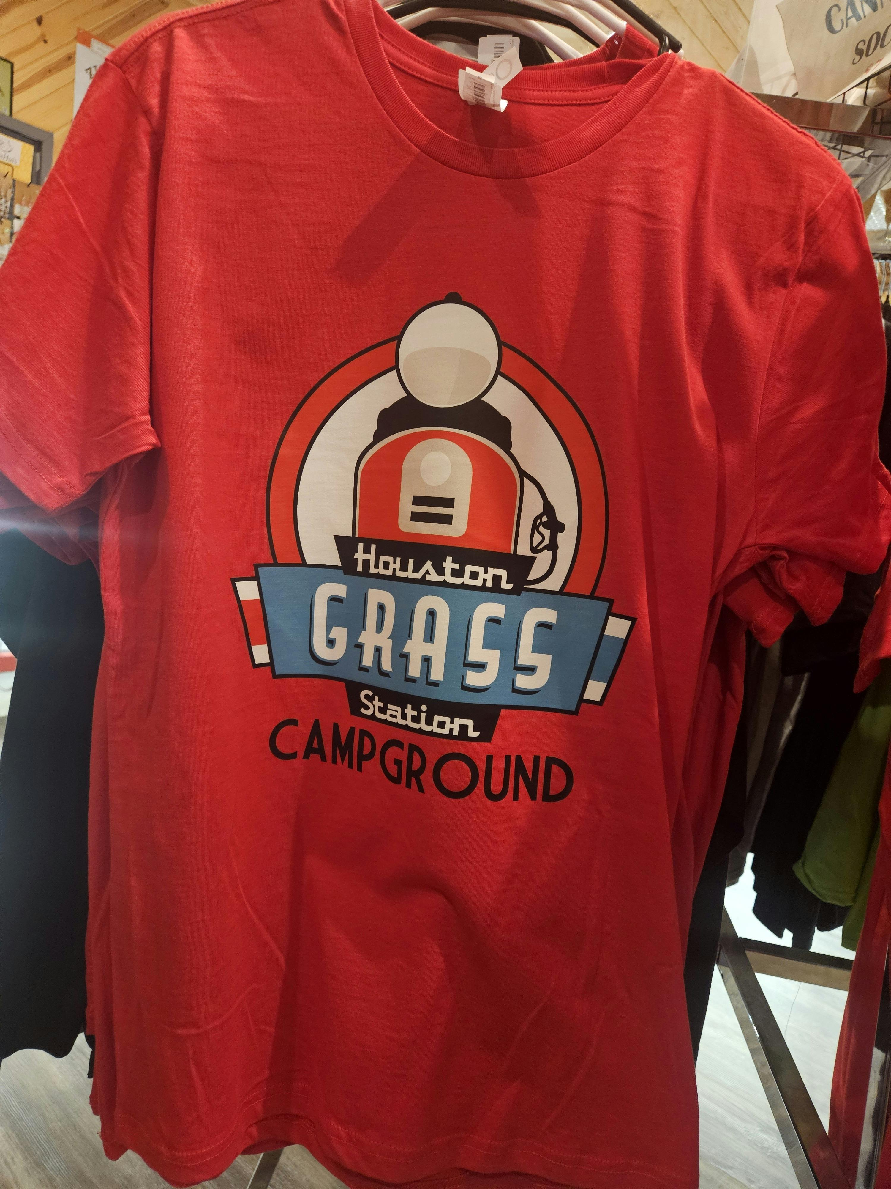 Red/ Short Sleeve HGS Campground Logo Shirt