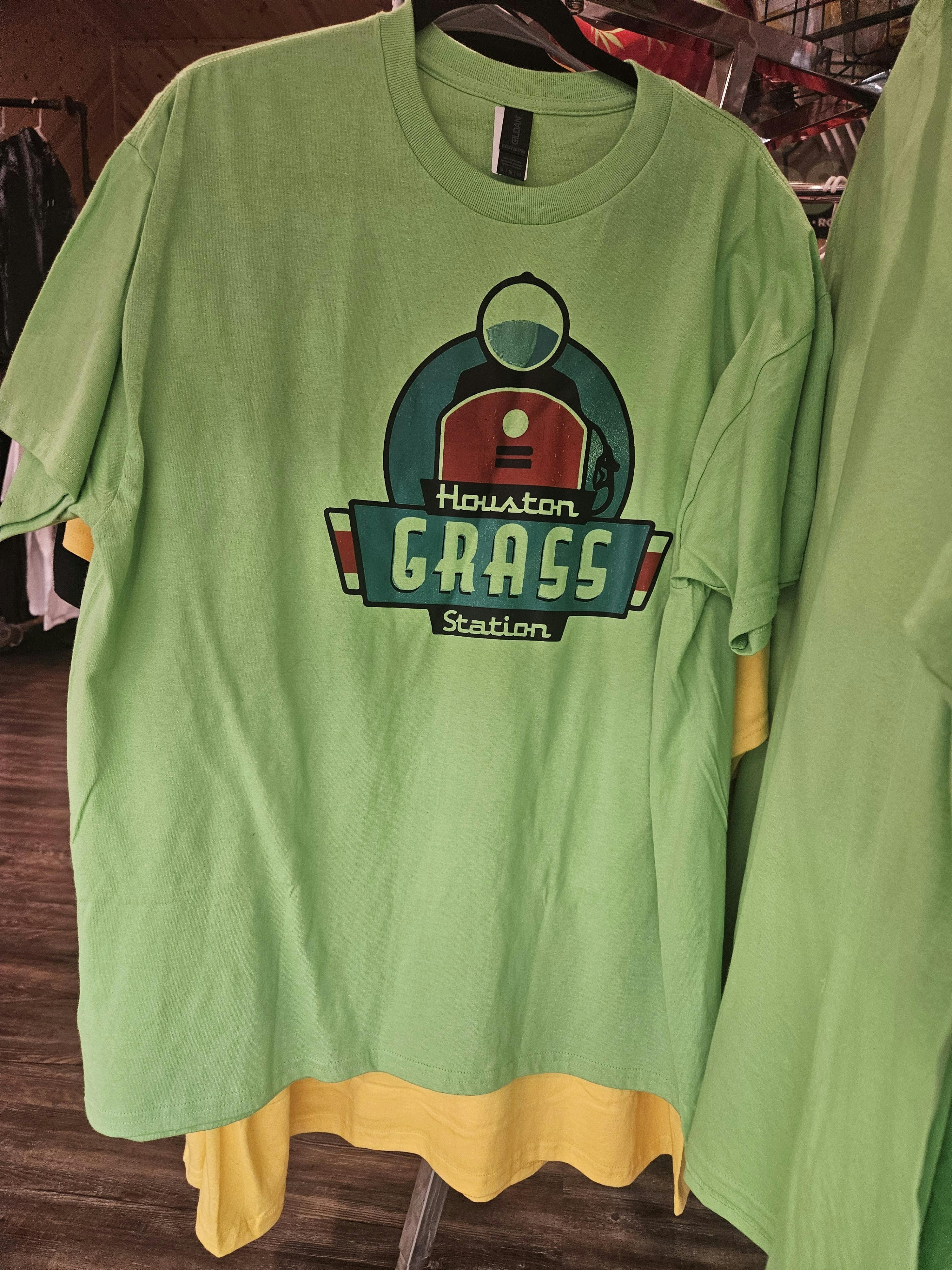 Bright Green HGS Campground Logo T Shirt