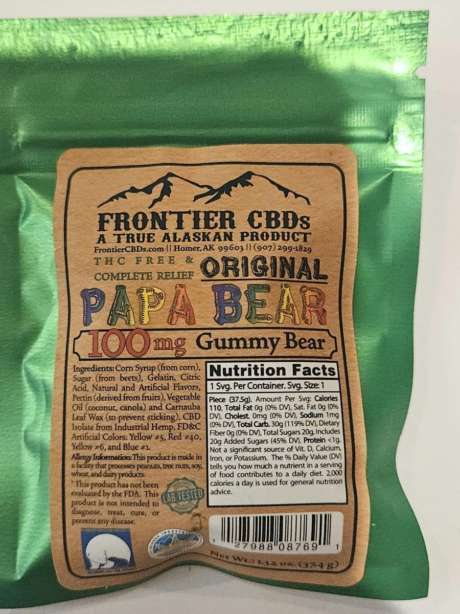 Papa Bear Gummies 100MG CBD