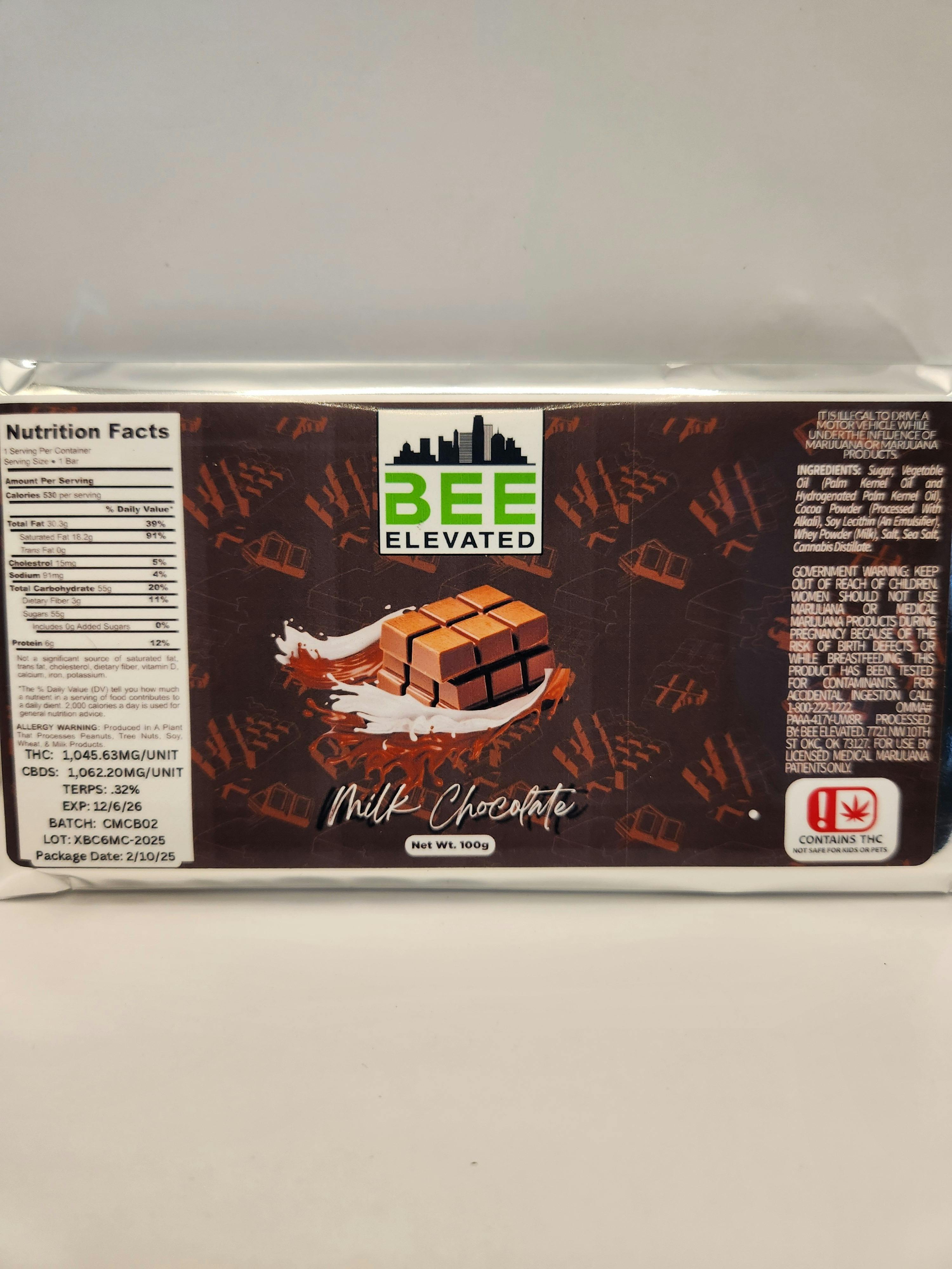 Bee Elevated 1000mg Milk Chocolate Bar at Midwest Dispensary