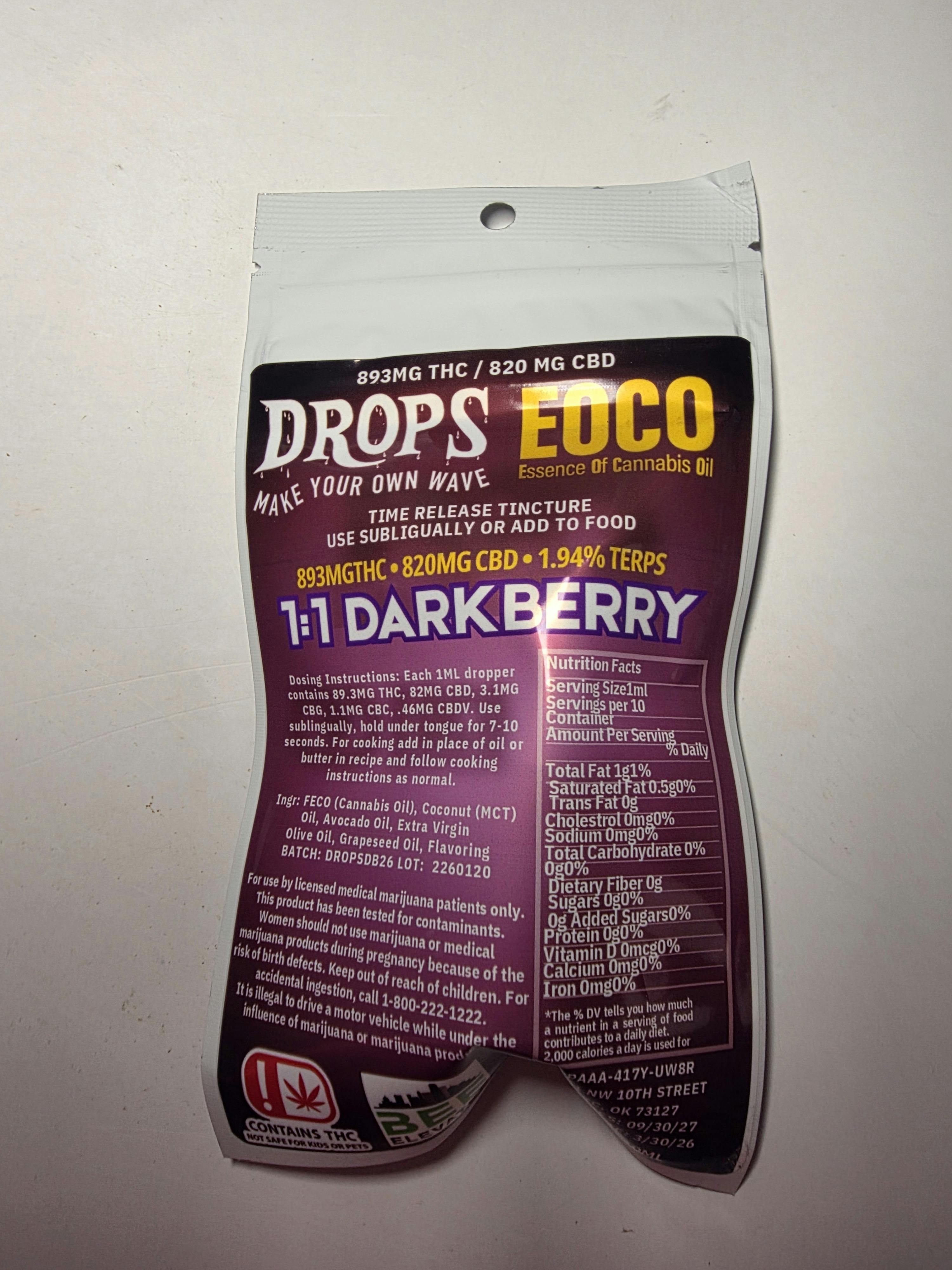 EOCO Drops 1:1 Darkberry