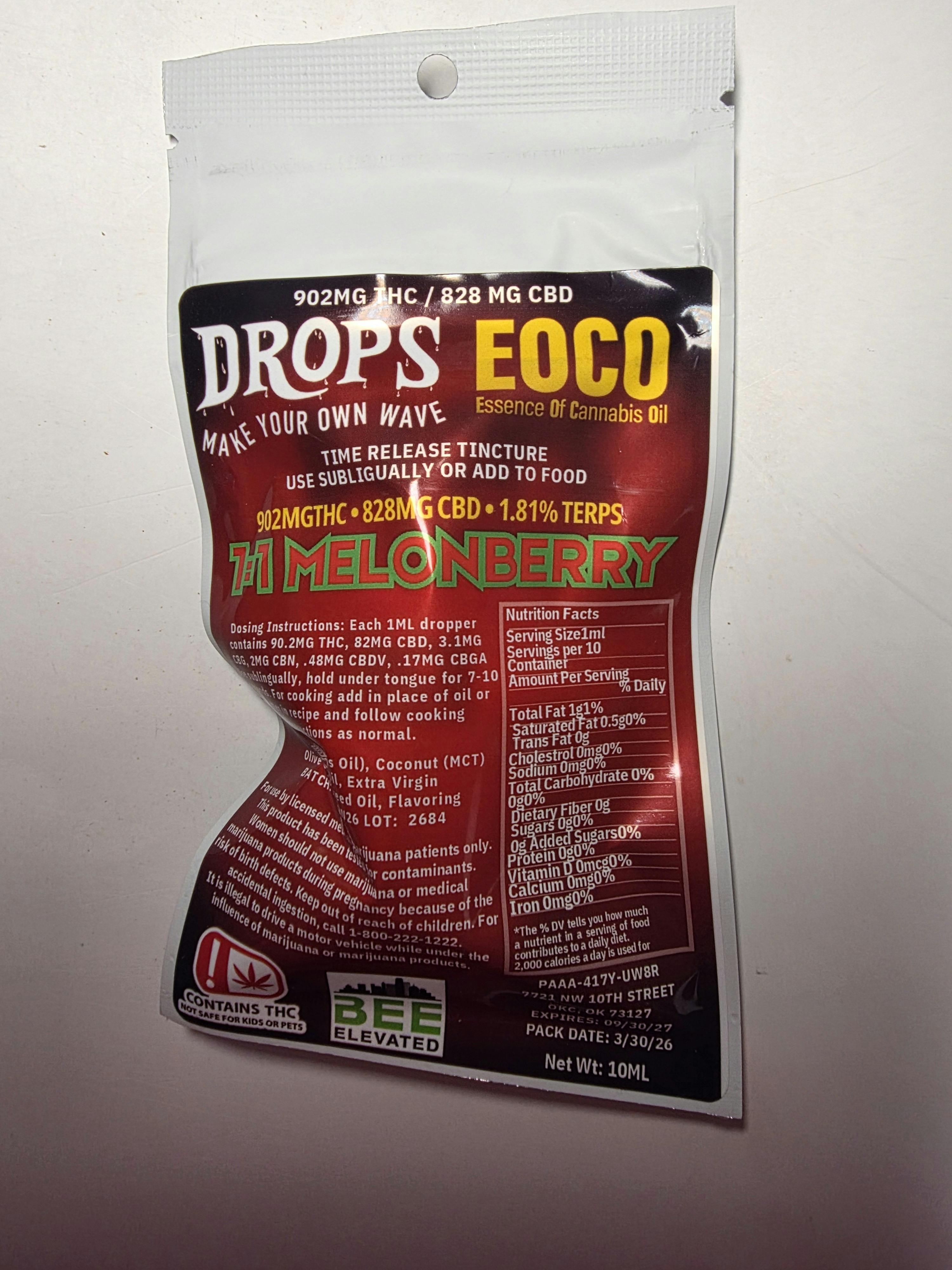EOCO Drops 1:1 Melonberry