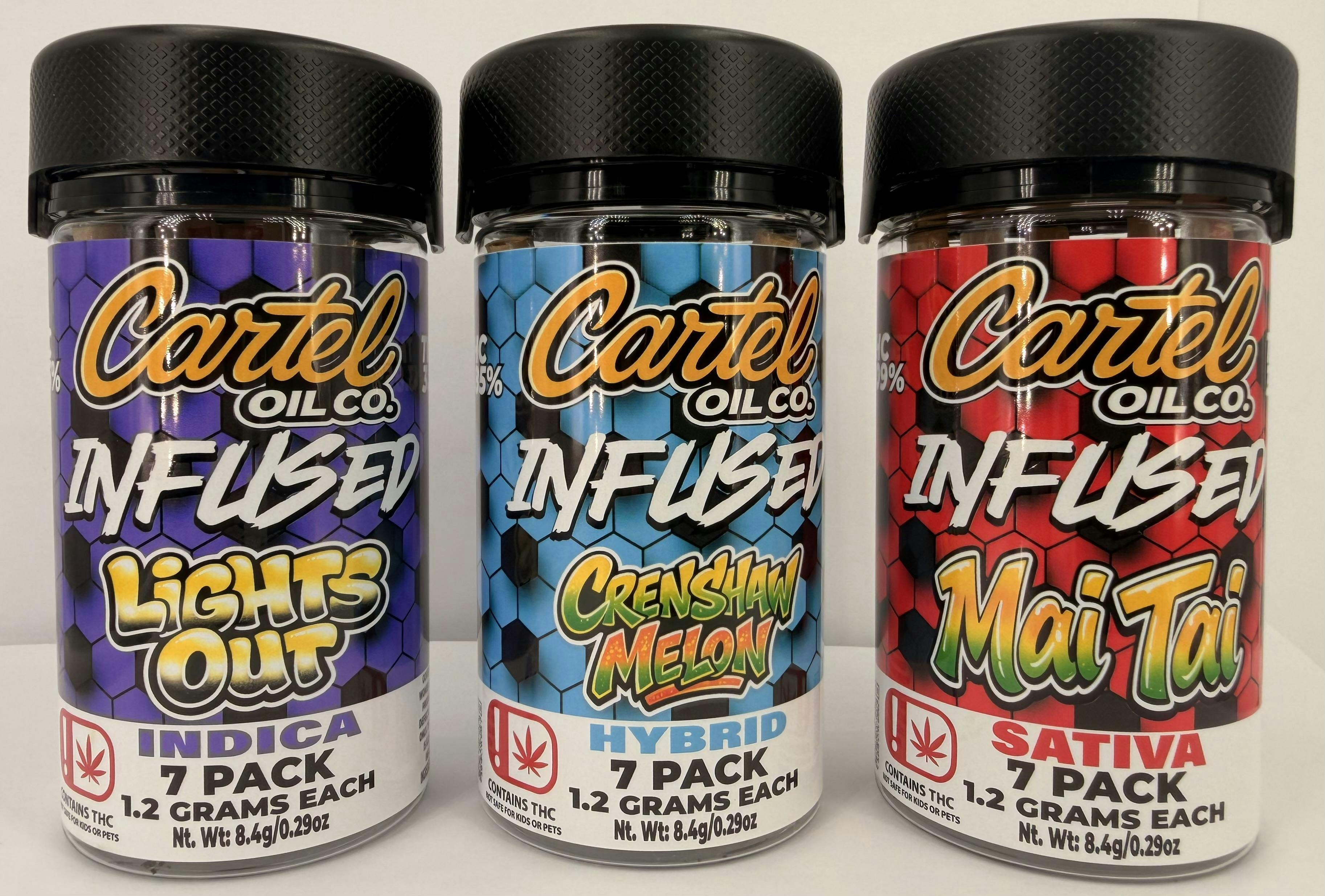 Cartel Oil Co | Gorilla Punch | Infused Joints | 1.2g each | 7pk by Cartel Oil Co