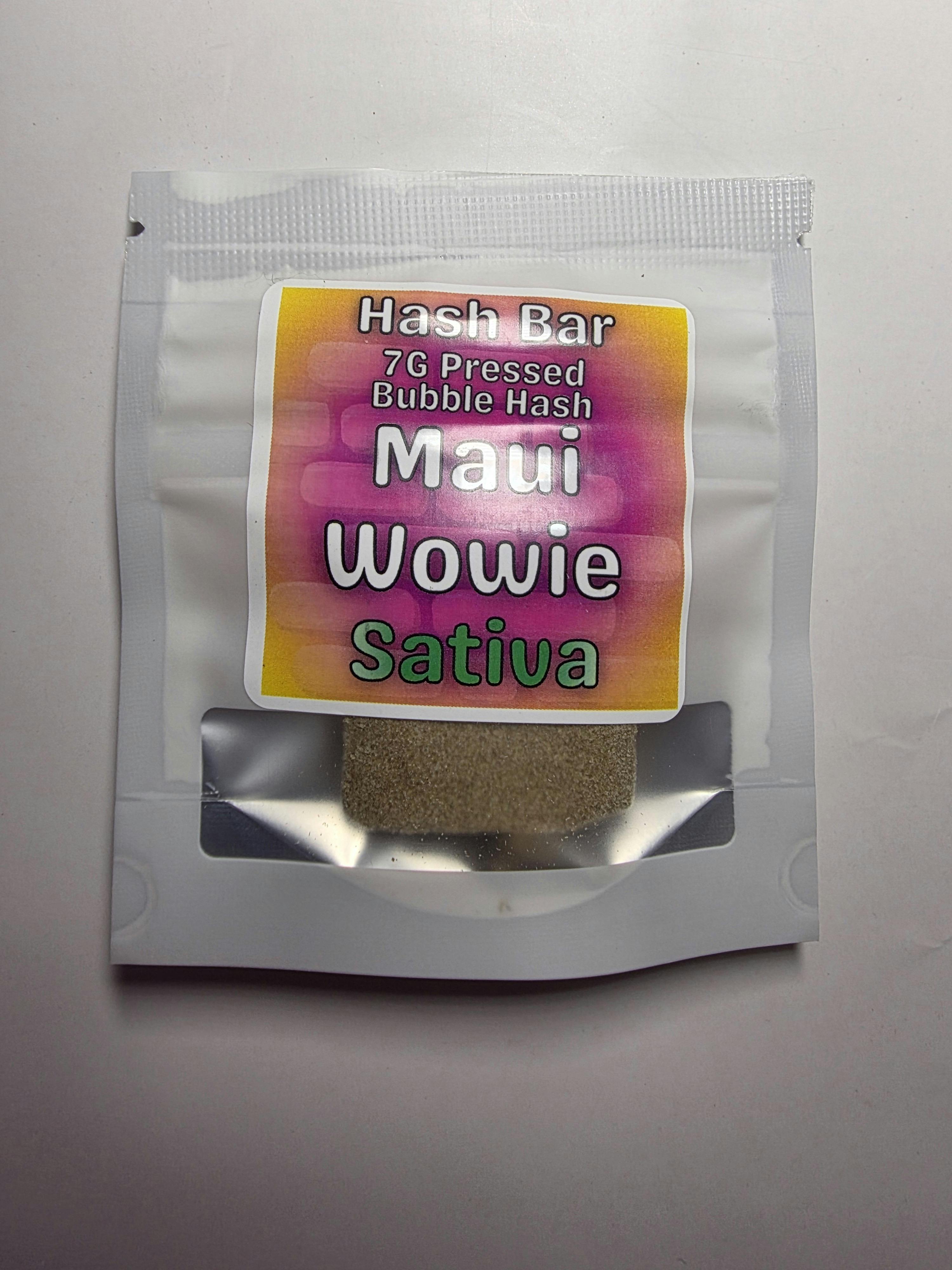 7 Gram Maui Wowie Hash Bar cannabis product