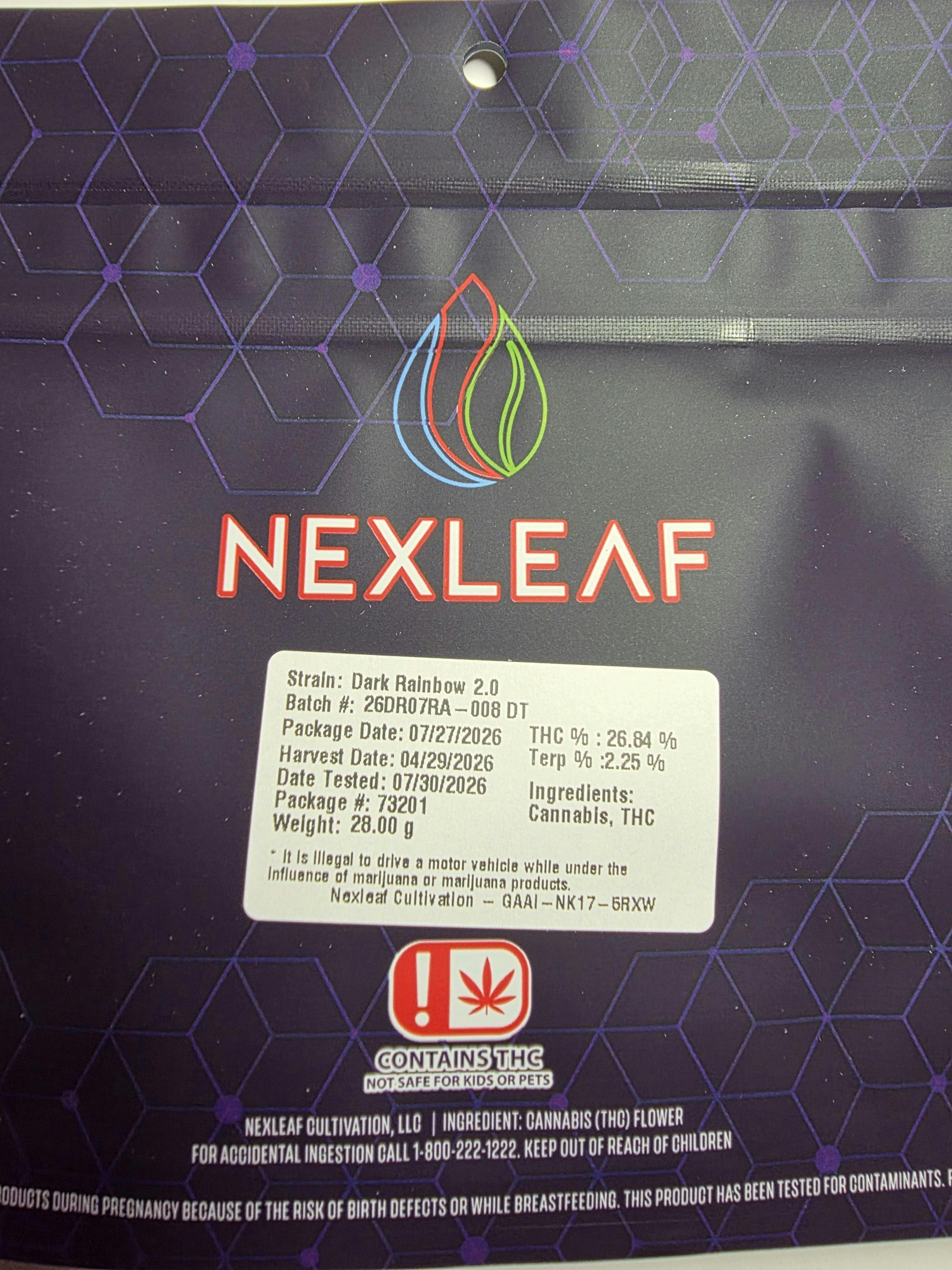 Nexleaf | Dark Rainbow 2.0 | Flower | 28G