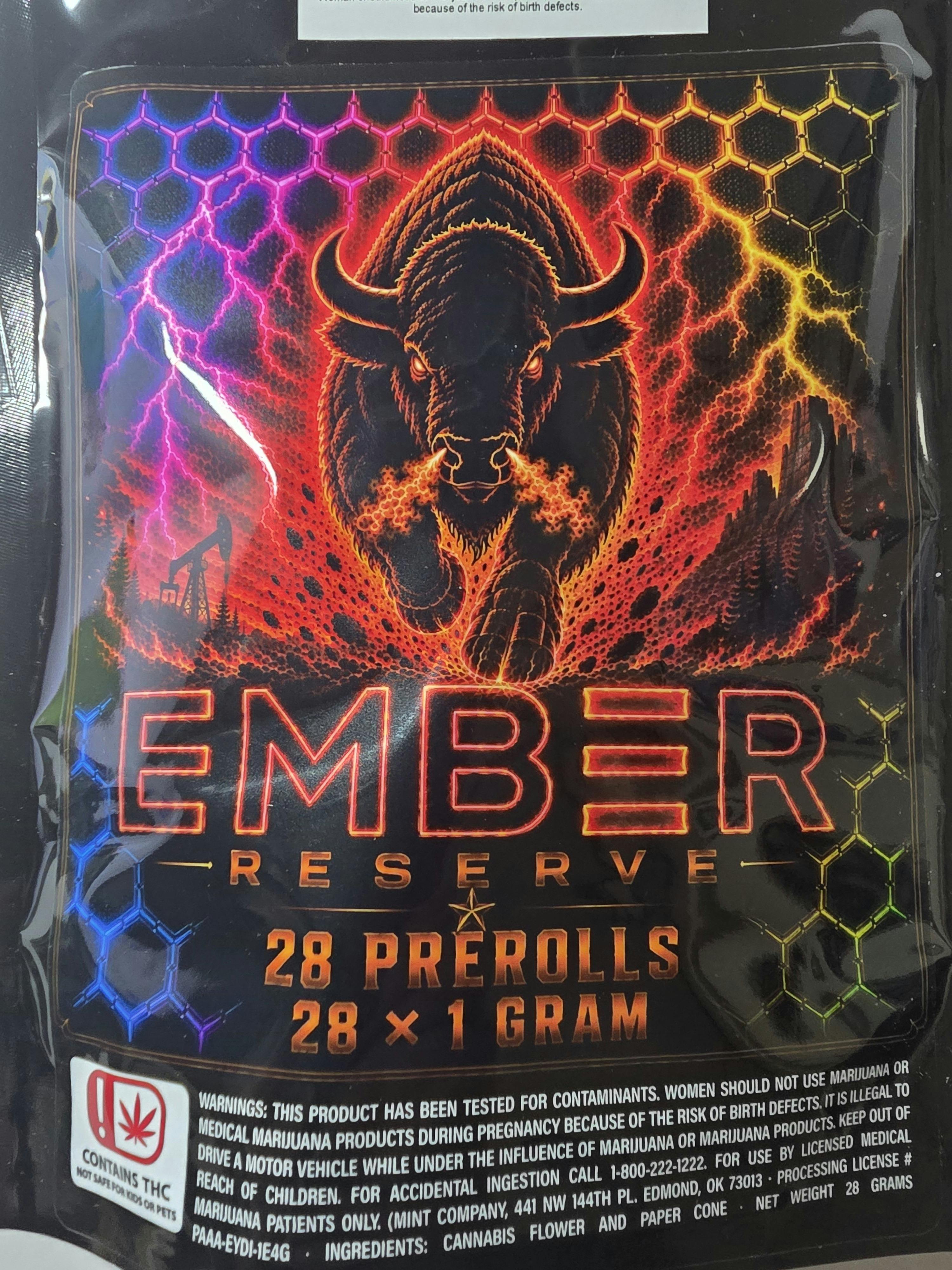 Ember Reserve 28 Pack Pre Rolls Green Goblin