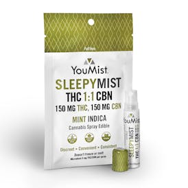 REC | YouMist | Sublingual Spray — Sleepy Mist 1:1 (THC & CBN) 150mg