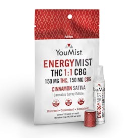 REC | YouMist | Sublingual Spray — Energy Mist 1:1 (THC & CBG) 150mg