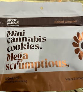 Mini Cannabis Cookies - Salted Caramel