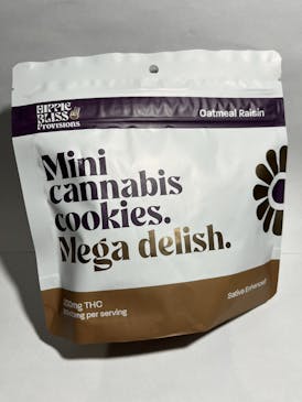 Mini Cannabis Cookies - Oatmeal Raisin