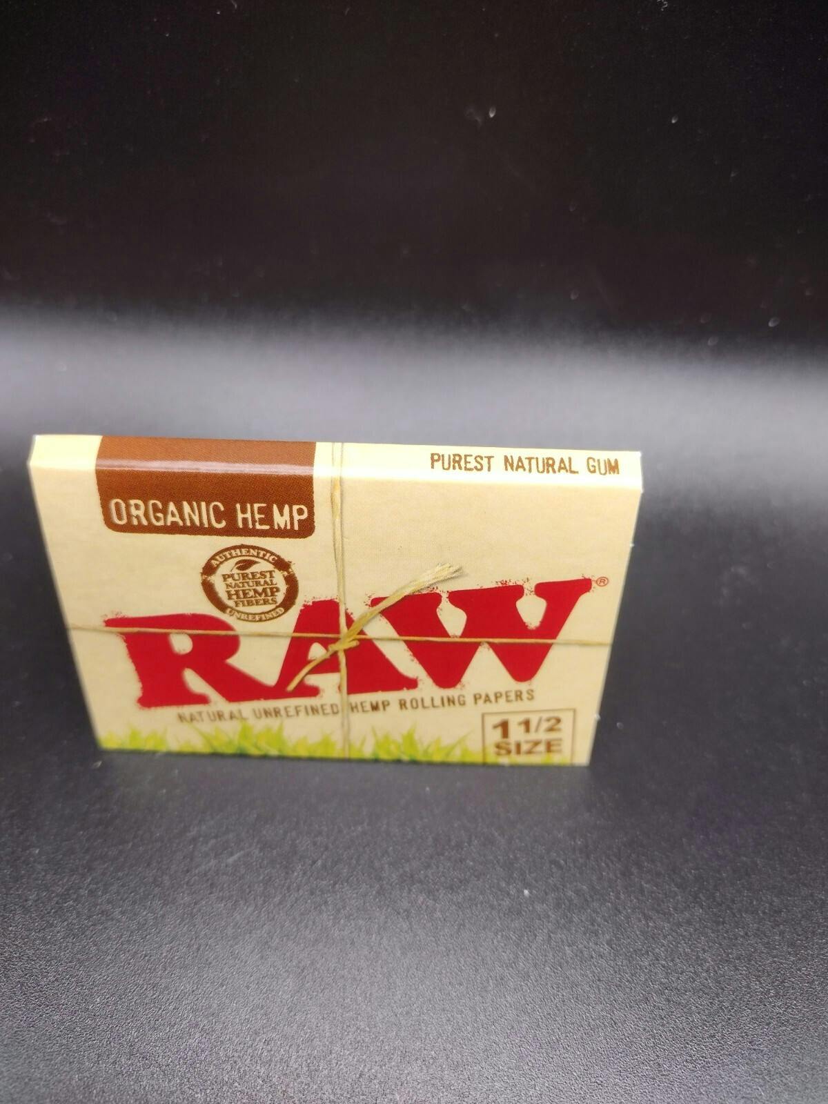 RAW - Rolling Papers - Organic Hemp 1 1/2"
