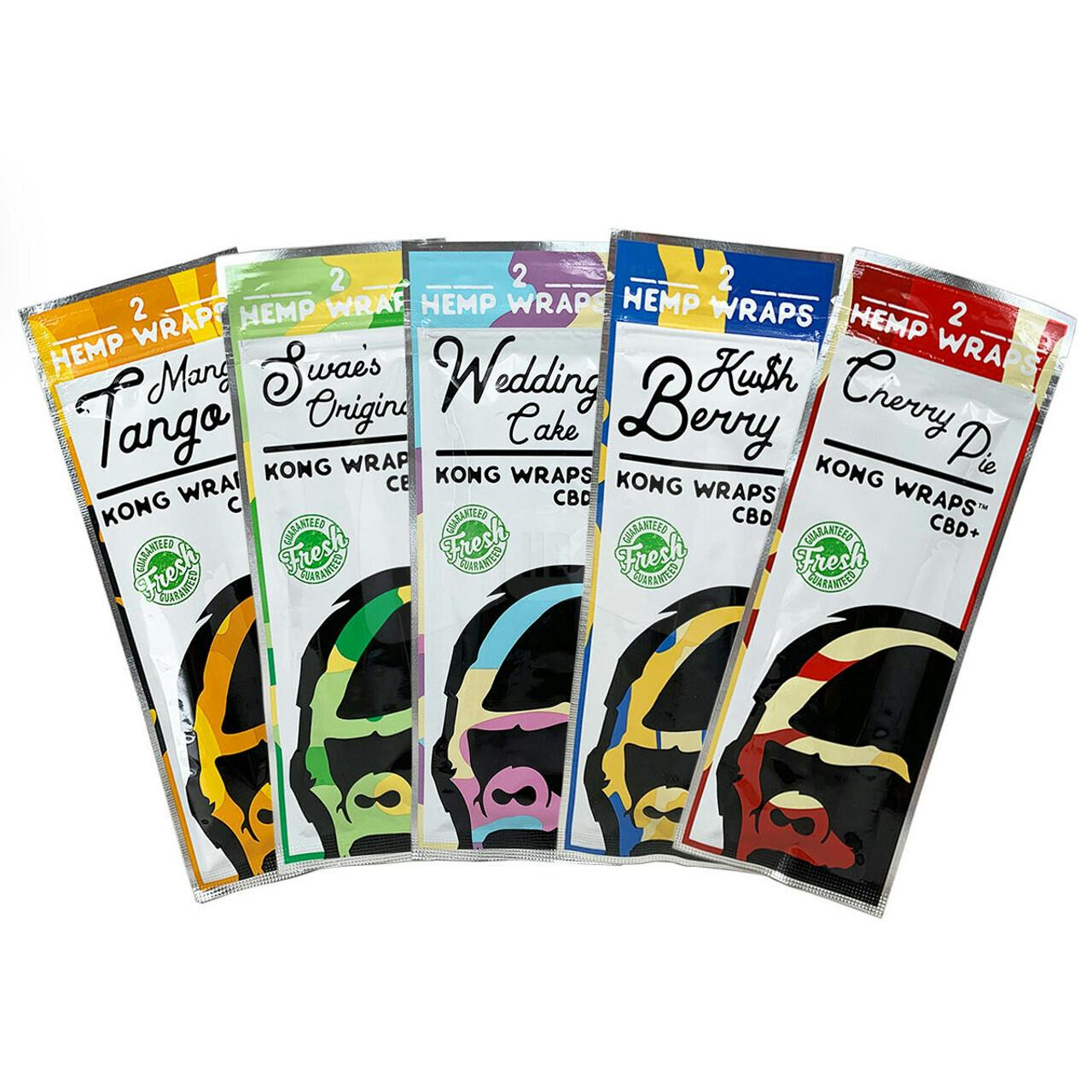 Kong Organic Hemp Wraps - "Cherry Pie" (2pk)