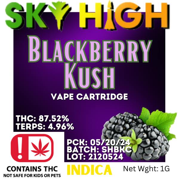Blackberry Kush | Cartridge | 1g