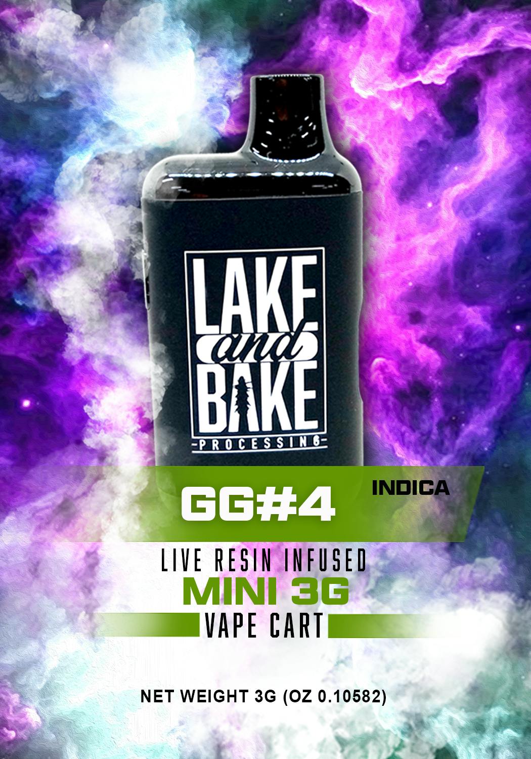 Lake & Bake | GG4 | 3g Live Resin Disposable