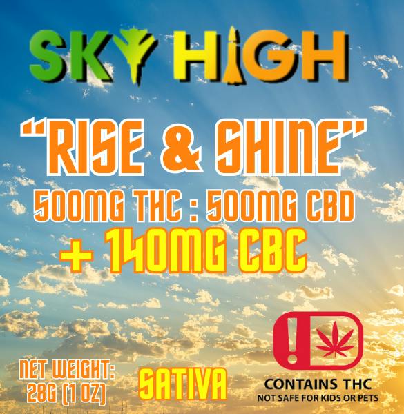 Sky High - Rise & Shine Elixir (1:1) (THC:CBD +CBC)