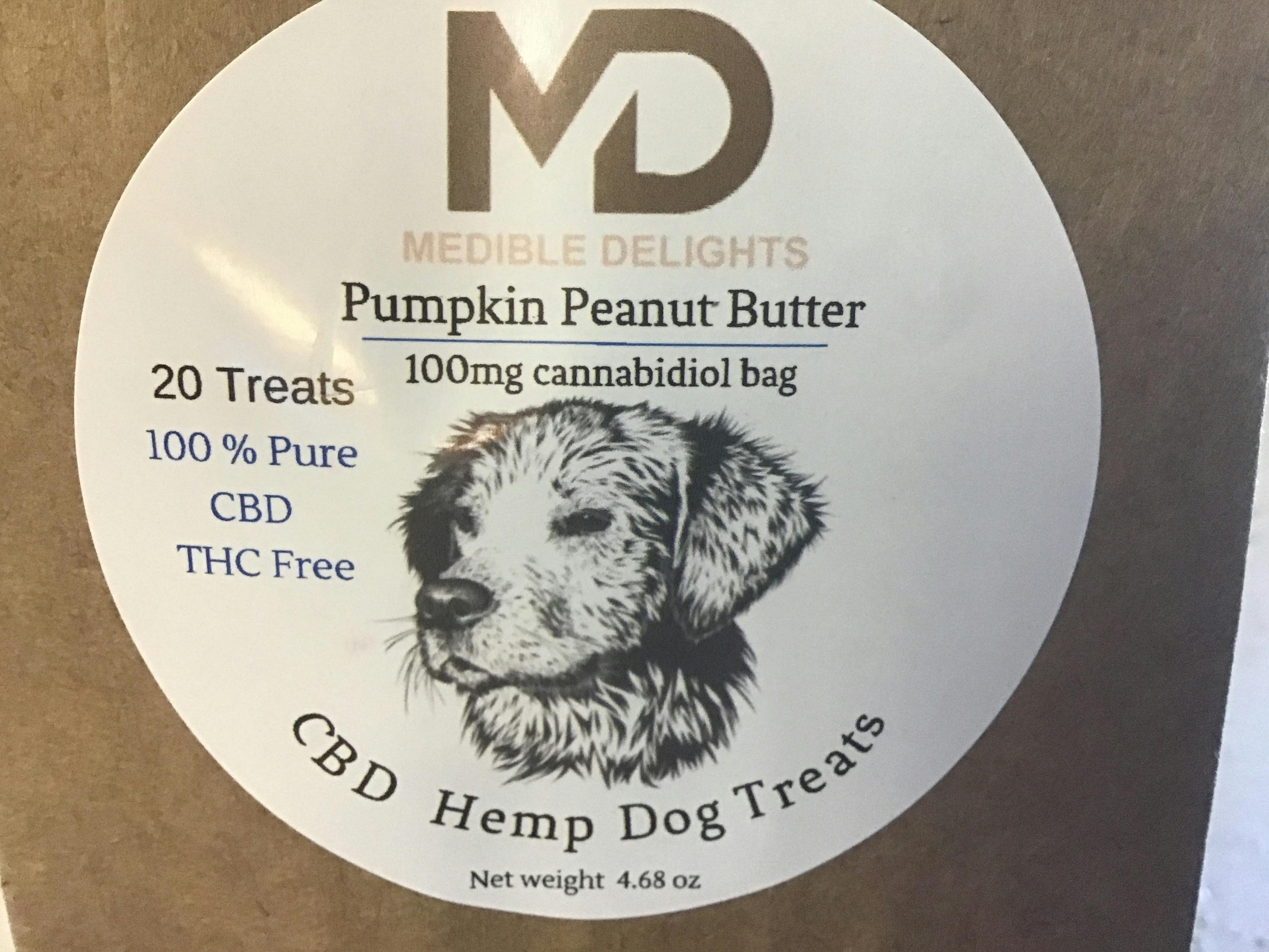 Pumpkin Peanut Butter Dog Treats