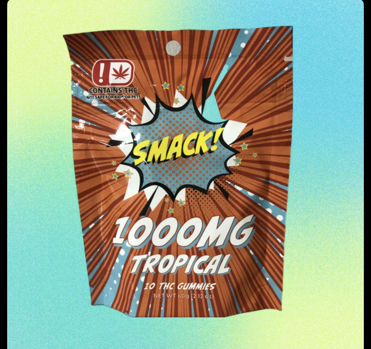 Tropical SMACK! 1000mg Gummies