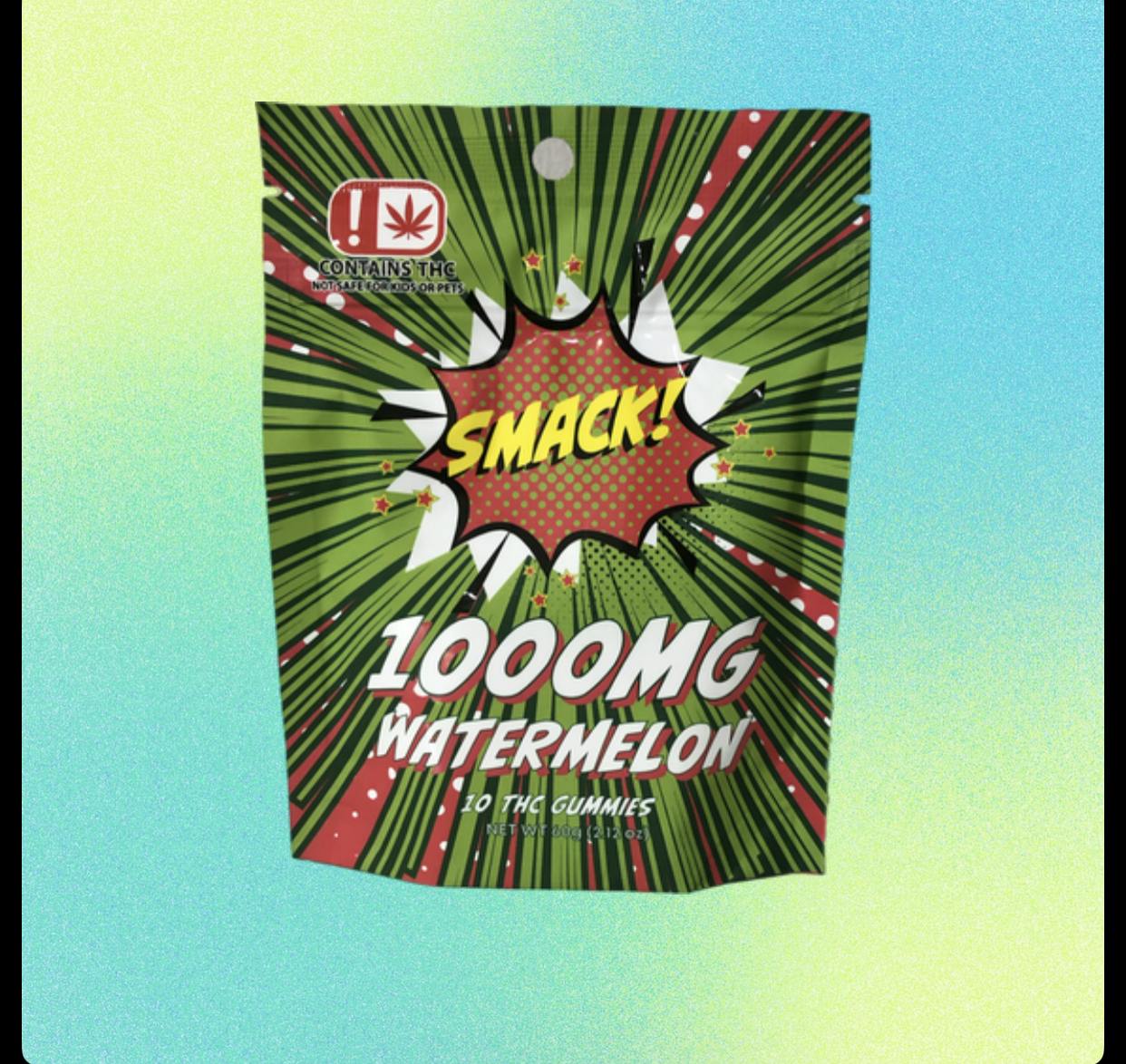 Watermelon SMACK! 1000mg Gummies