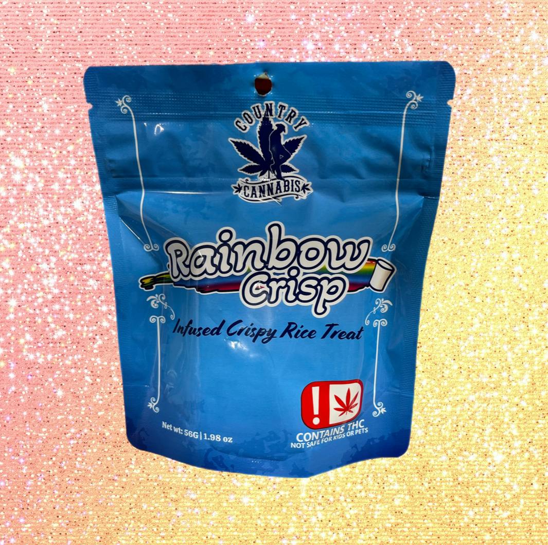 Rainbow Crisp | Infused Crispy Rice Treat by Country Cannabis