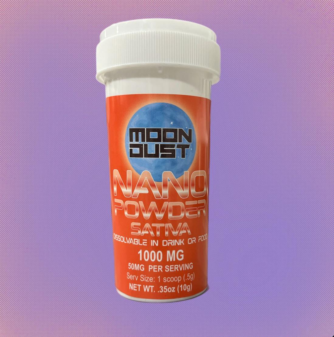Moon Dust | Sativa Nano Powder | Mix-ins | 1000mg | 1g