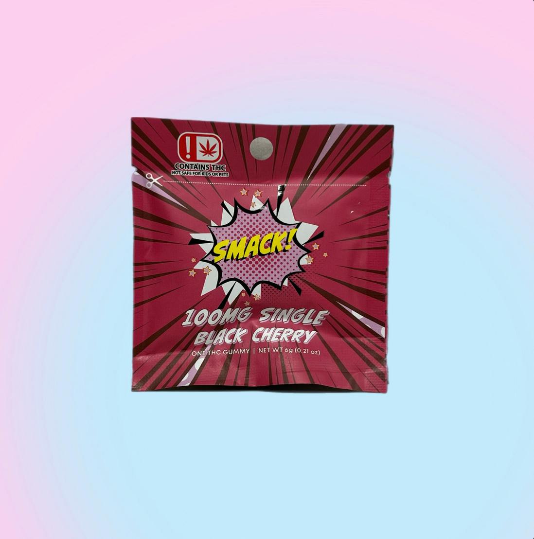 Smack! | Black Cherry Single Gummy | 100mg by Smack