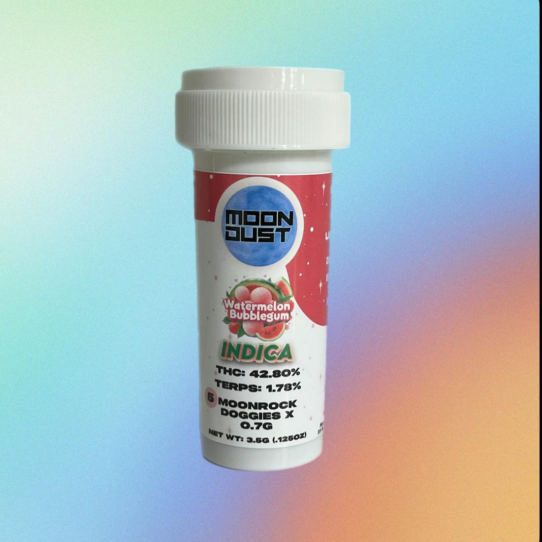 Moon Rock | Watermelon Bubblegum | Infused Joint | 0.7g each | 5pk
