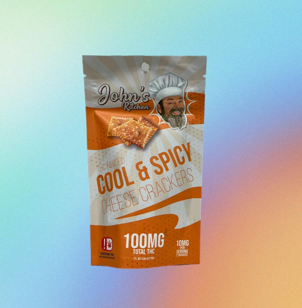 JK Cheese Crackers 100mg - Single