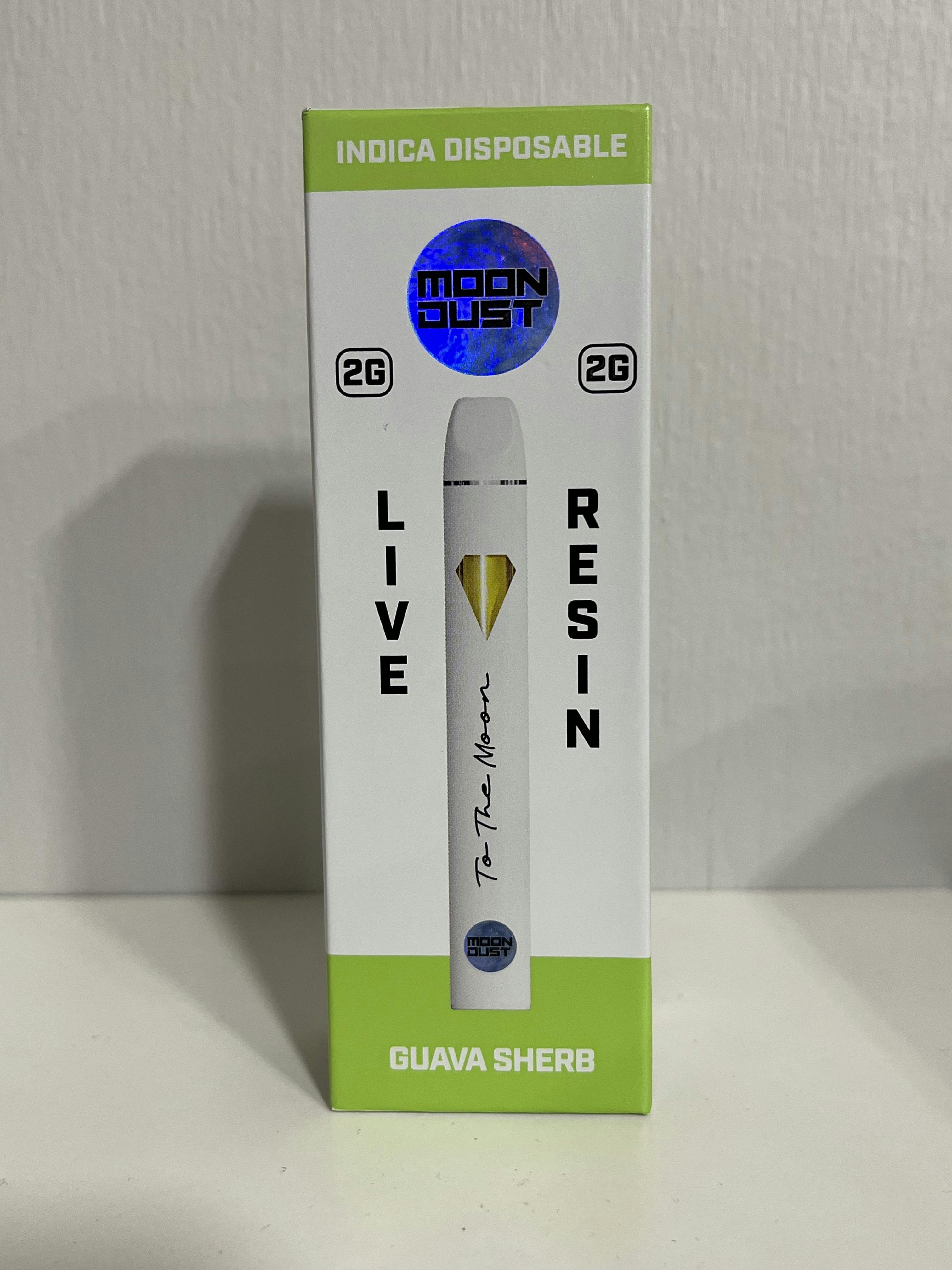 Moon Dust | Guava Sherb | Live Resin Disposable | 2g