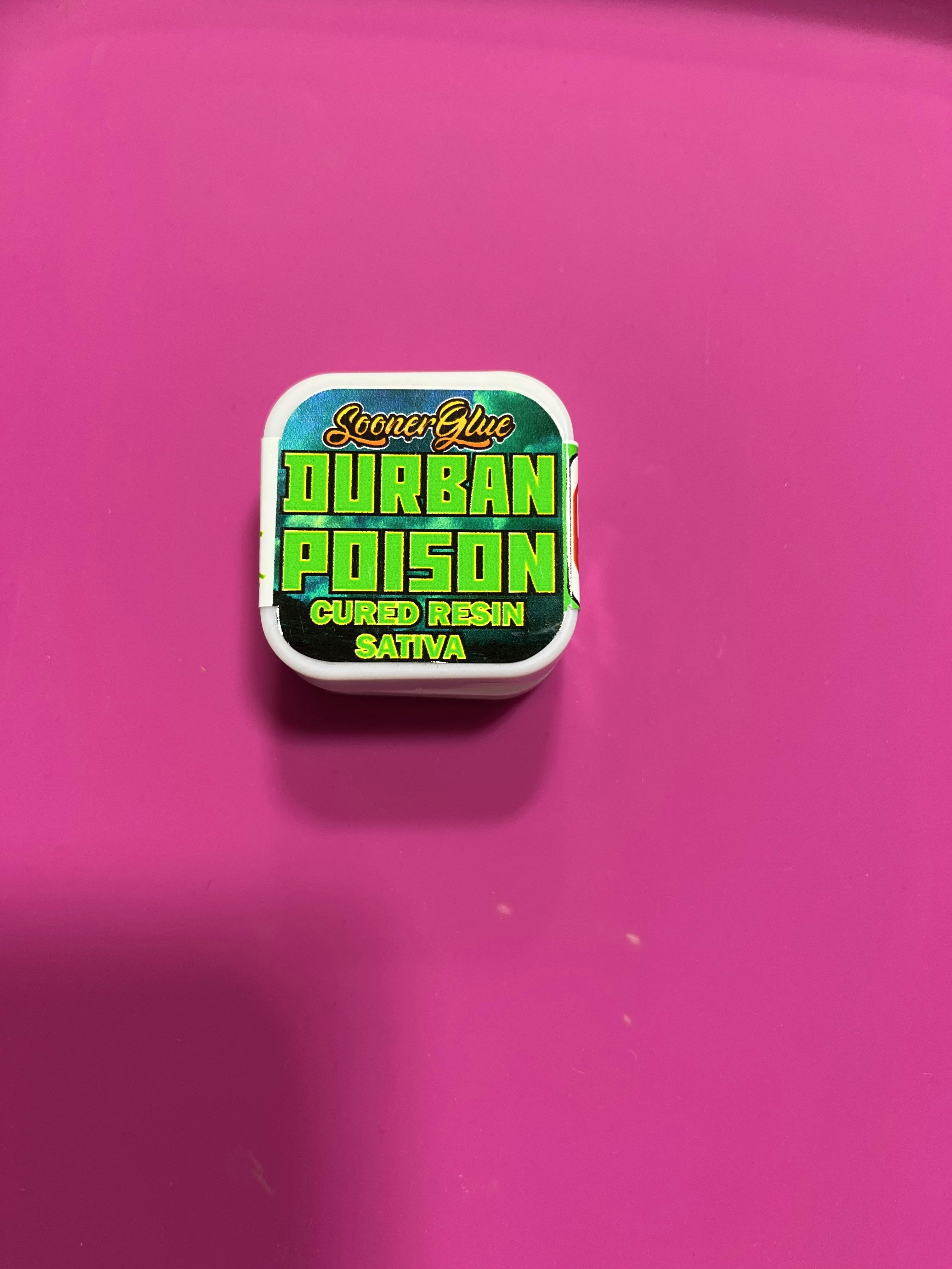 Durban Poison | Sativa 1g Extract Cured Resin - SOONER GLUE