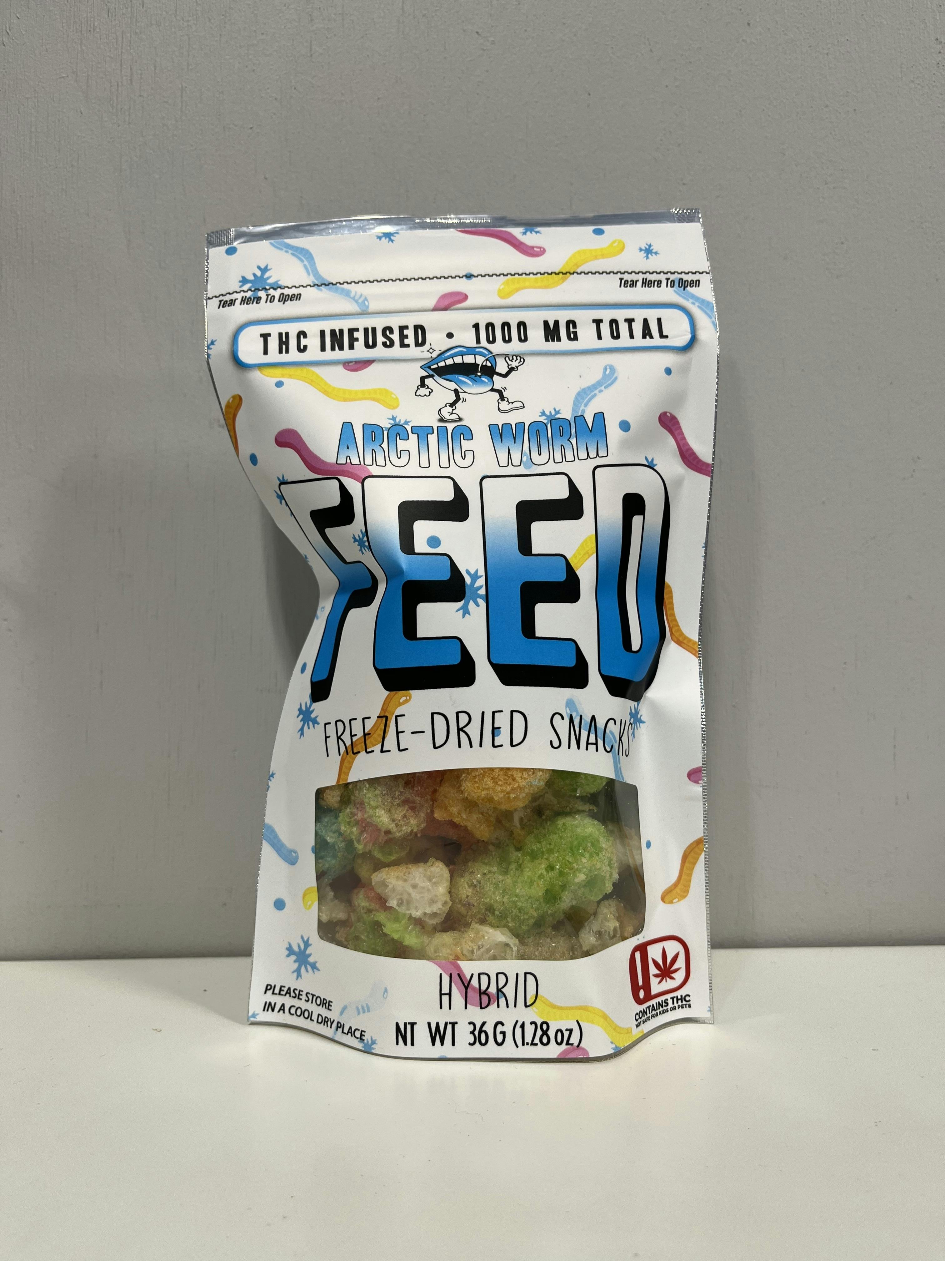 ARCTIC WORMS 1000mg - Feed Freeze Dried Snacks