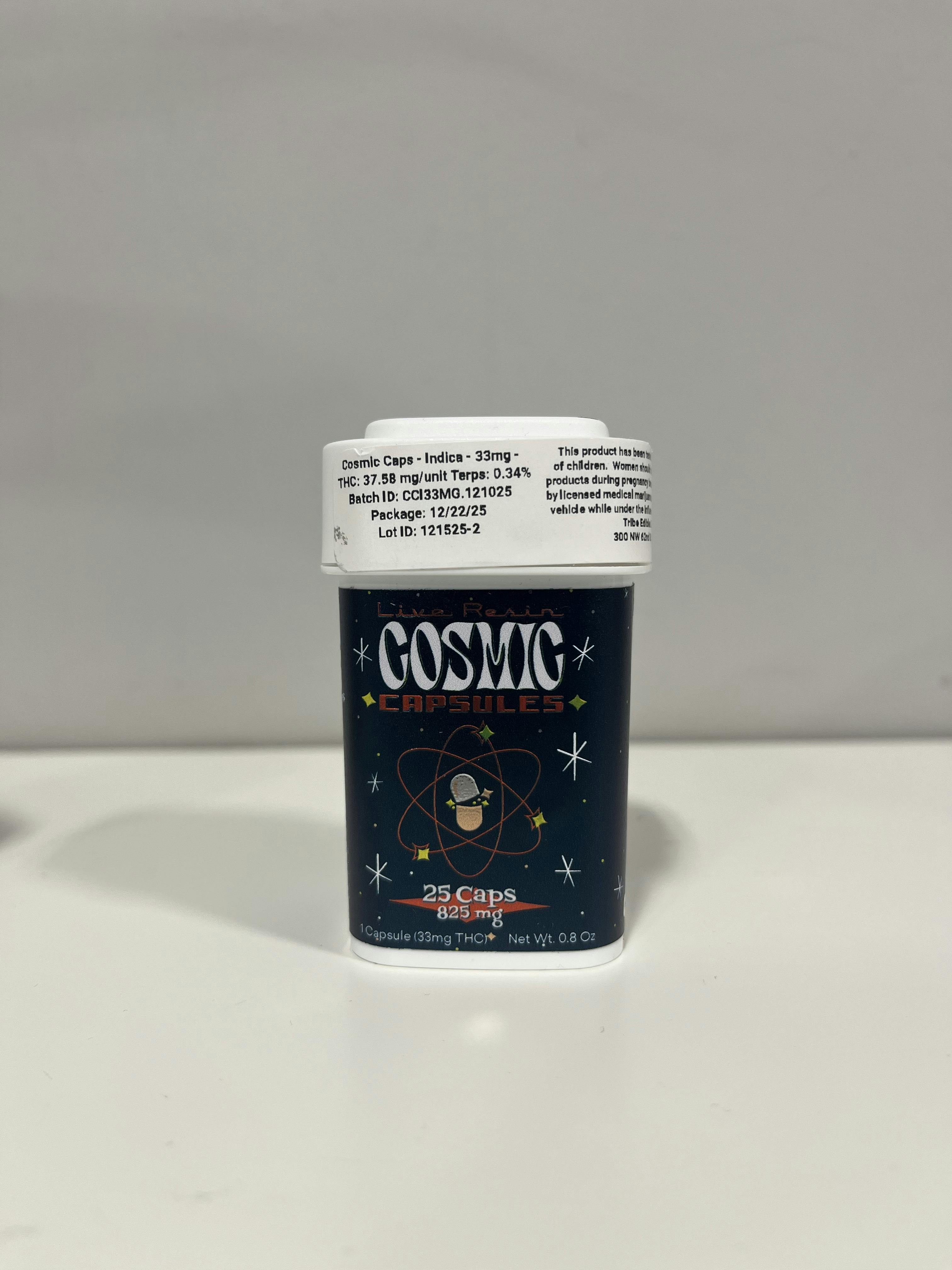 Cosmic Capsule - Indica - 825mg (33mg per capsule)