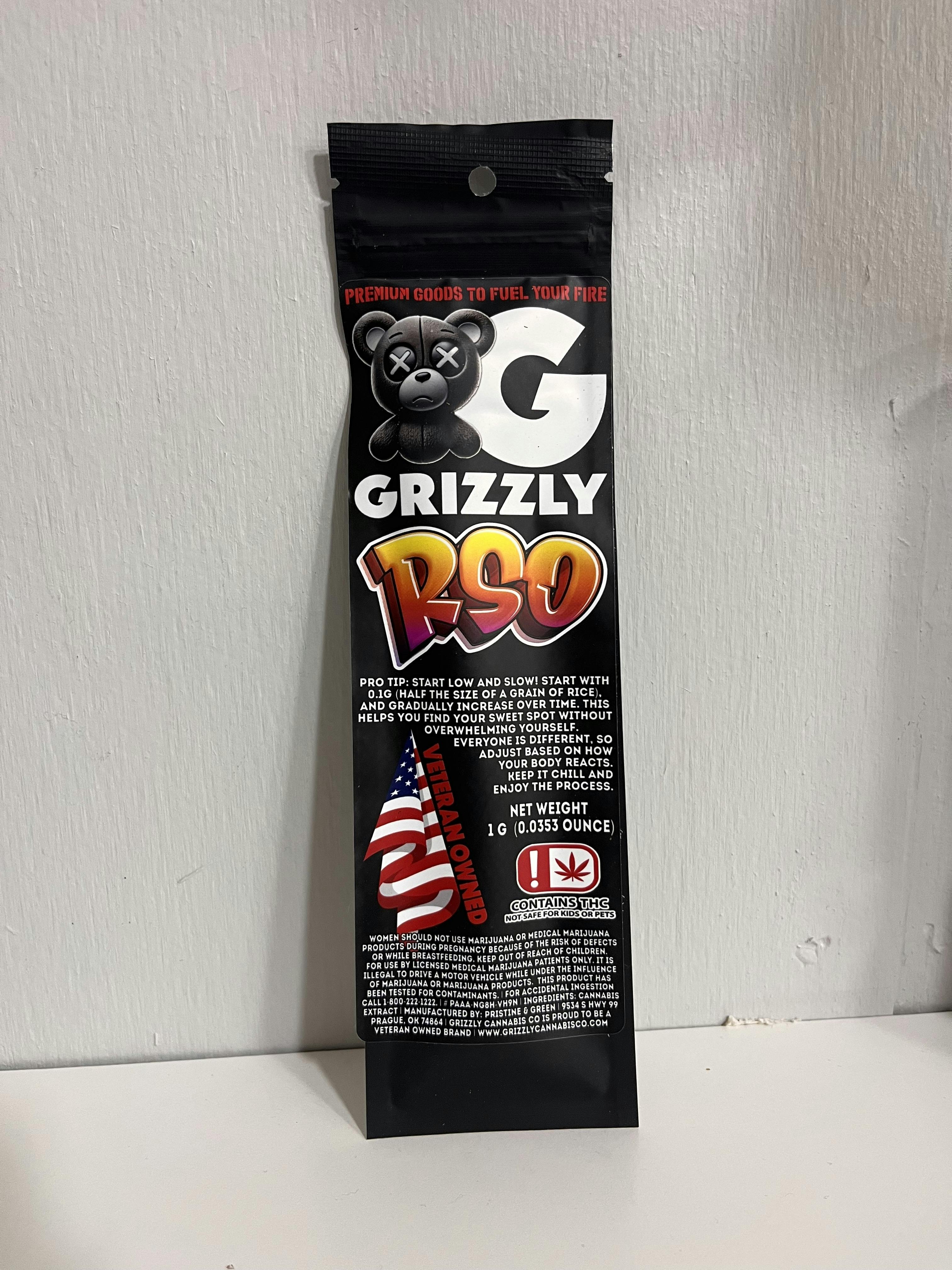 RSO - GRIZZLY CANNABIS