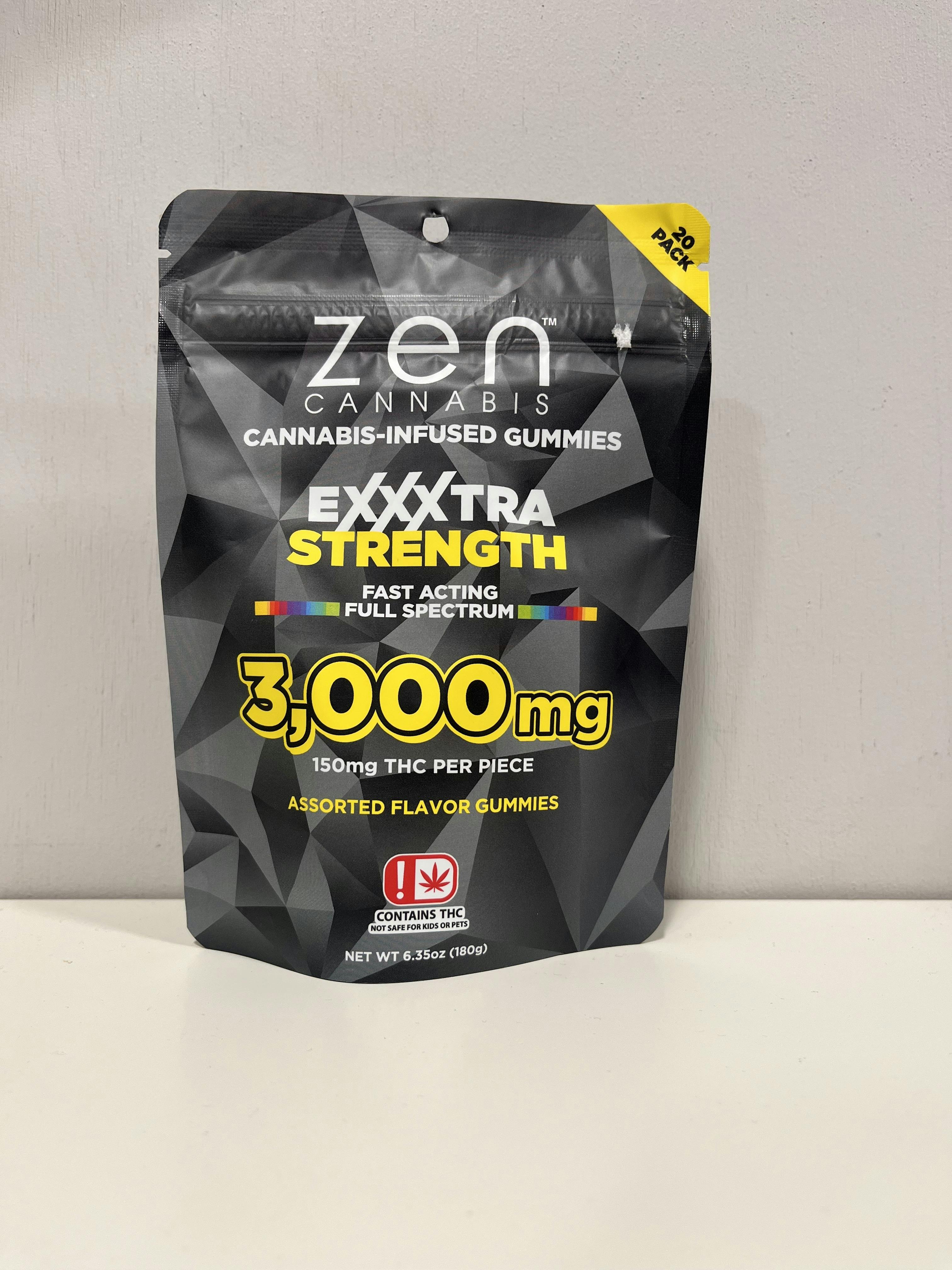 3000mg EXXXTRA STRENGTH ZEN GUMMIES