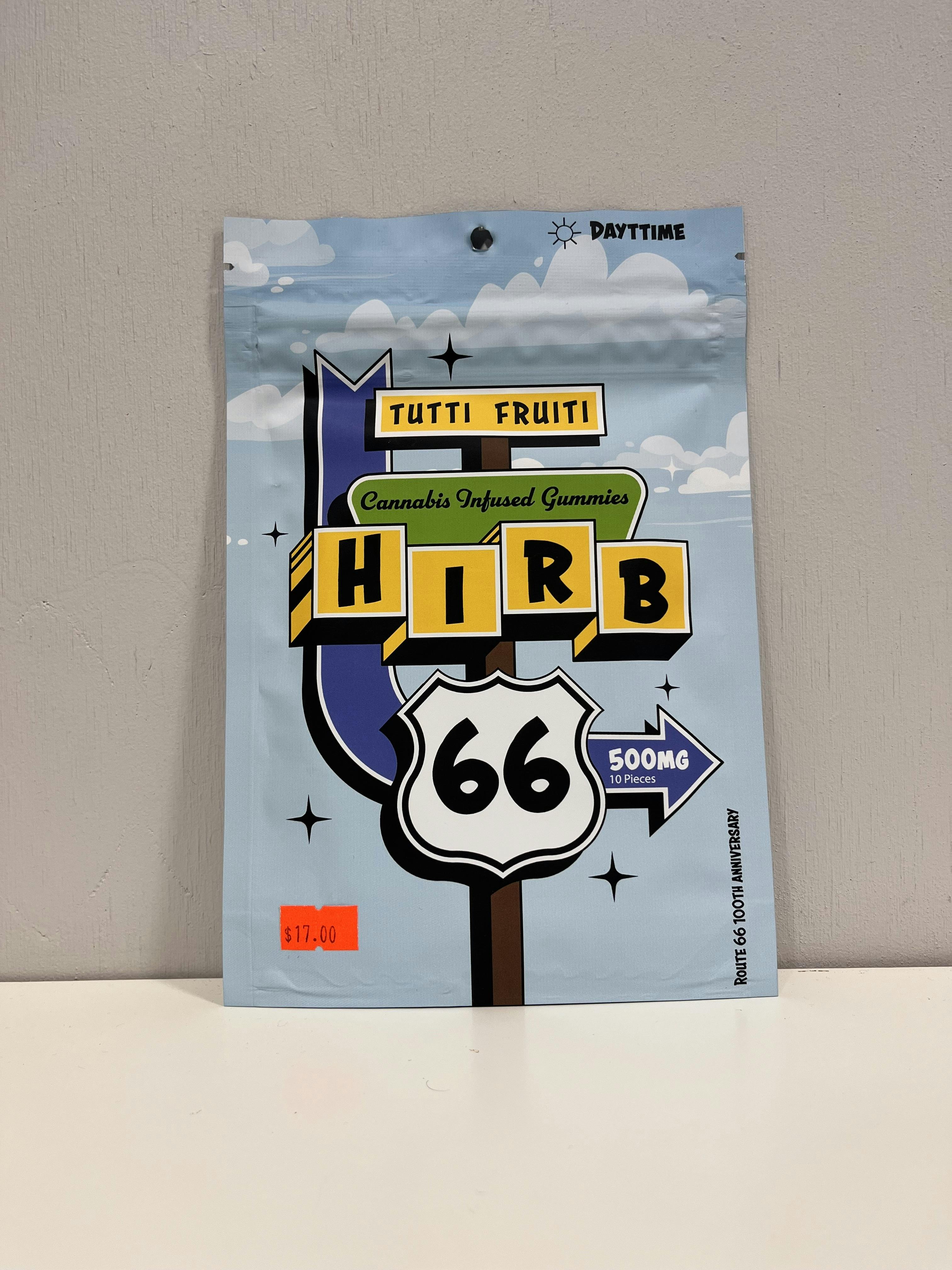 500mg DAY TIME TUTTI FRUITI HIRB 66 GUMMIES