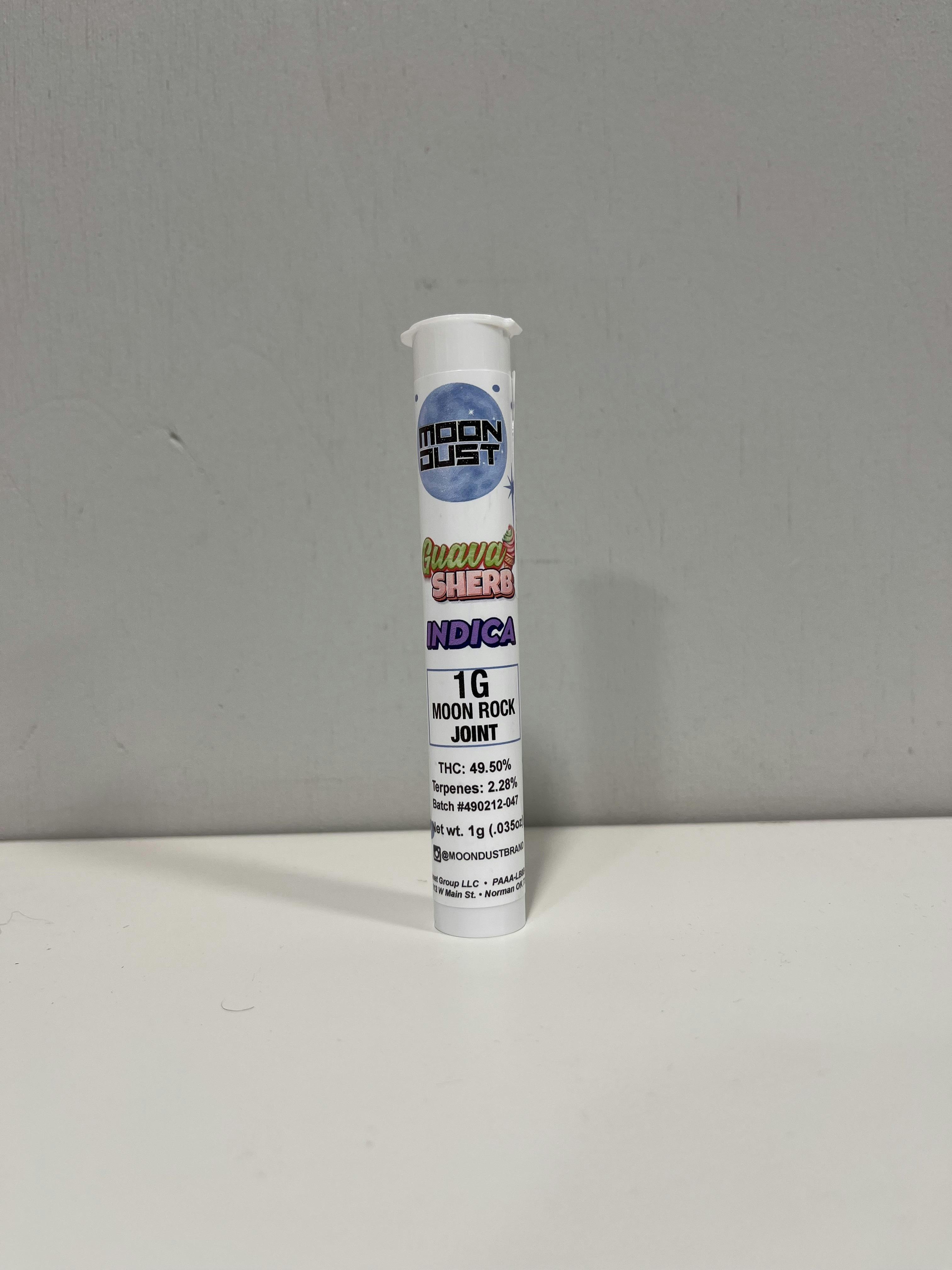 Guava Sherb Moon Dust Infused 1g Preroll