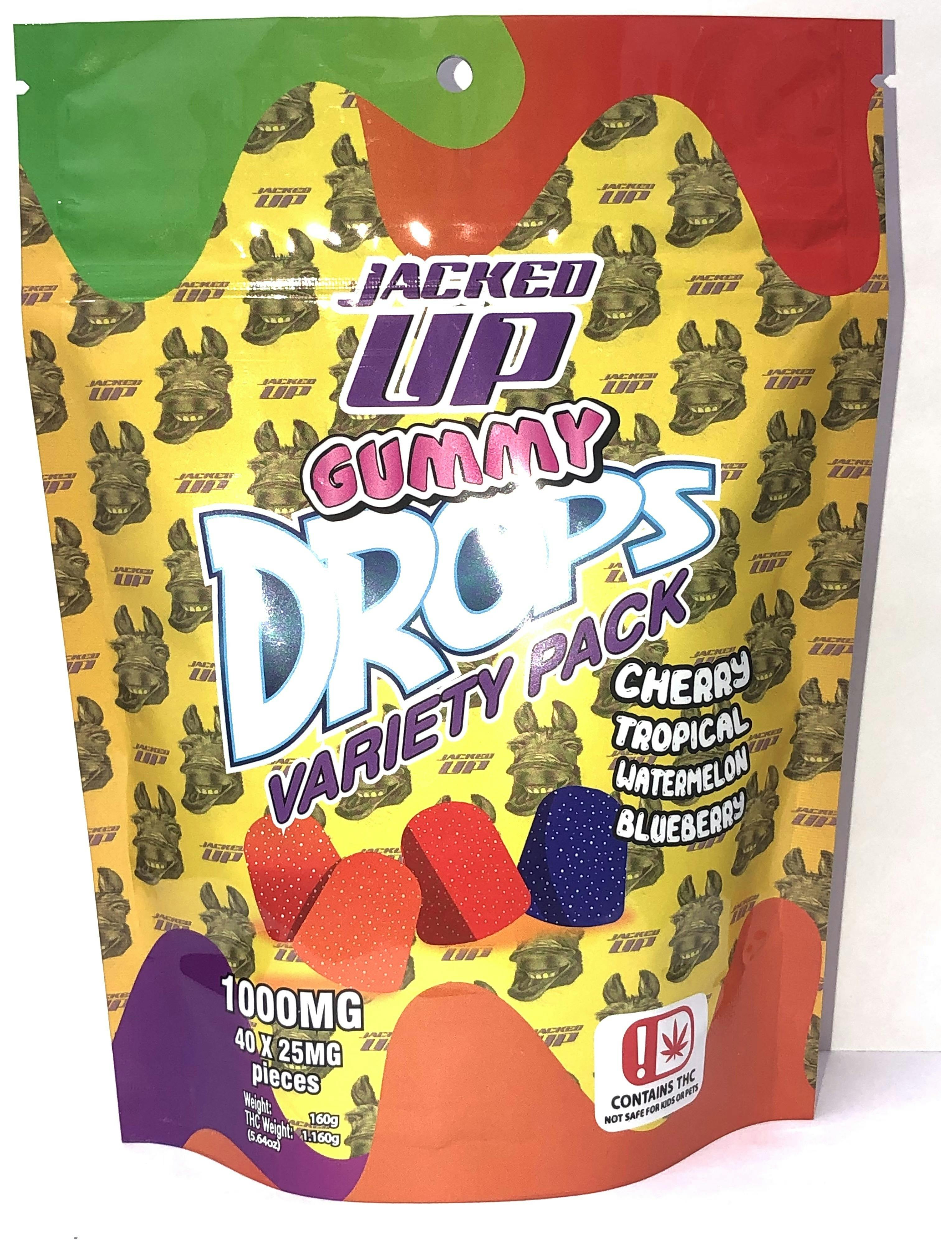 JACKED UP - 1000MG VARIETY PACK - GUMMY DROPS