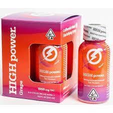 High Power • THC Tincture • Grape • 1000mg, 4 pack of 250mg • $41 SALE $32 *Tax Included
