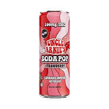 Strawberry Soda Pop | Carbonated | 100mg | 12oz