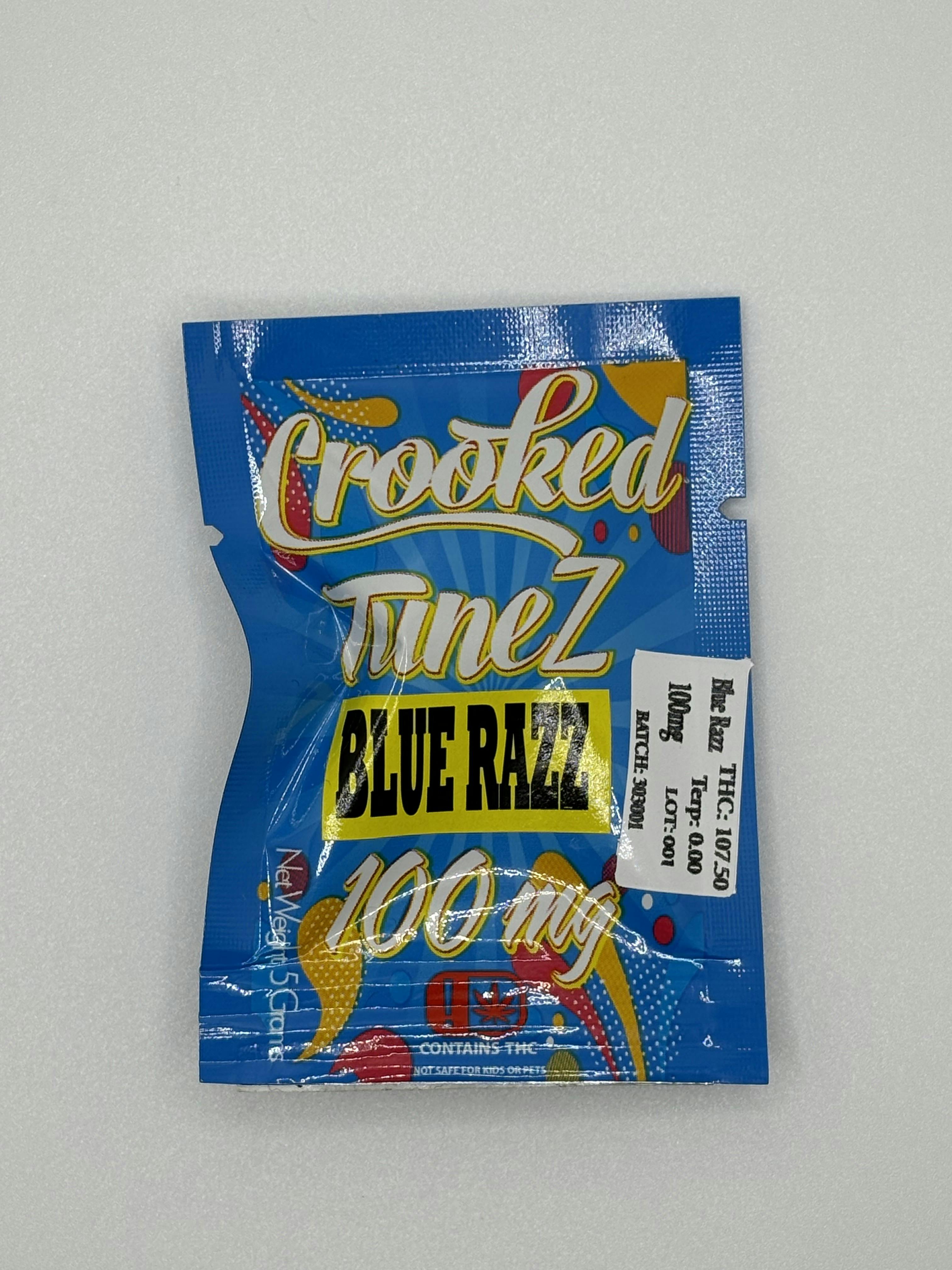 Blue Razz | Crooked Tunez | Gummy | 100mg | Gummies | 100mg/ea