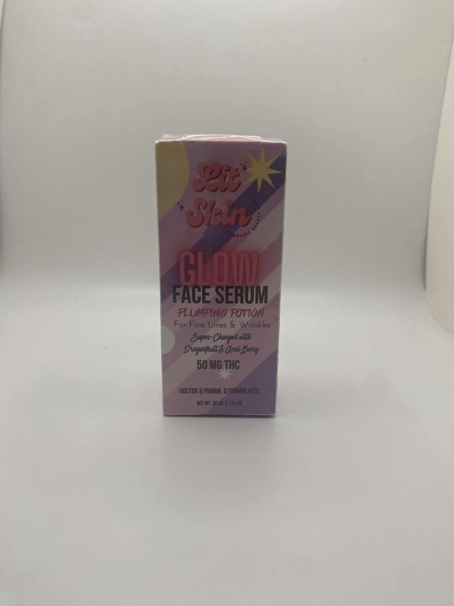 Lit Skin 50mg THC Glow Face Serum
