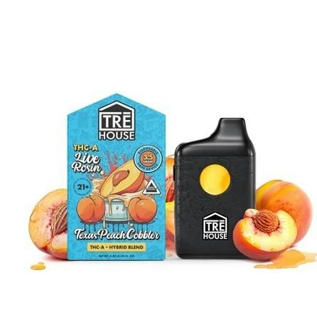 Live Rosin (THC-A) Texas Peach Cobbler Disposable 3.5g