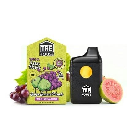 Live Rosin THC- A Vape Pen – 3.5g - Grape Guava Punch