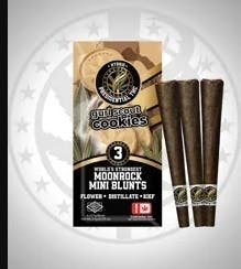 Gurl Scout Cookies | Moon Rock Blunts Infused Minis | 0.7g each | 3pk