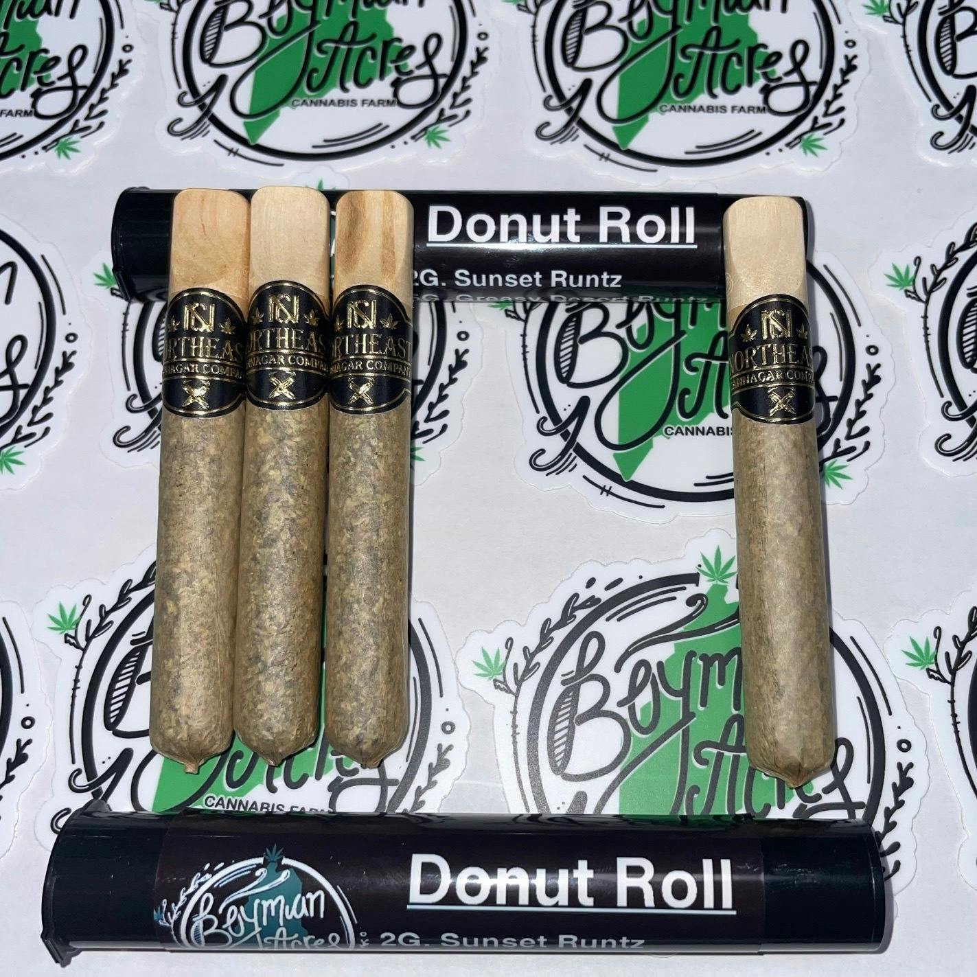 Donut Roll at Boyman Acres Cannabis Farm and Medical Marijuana