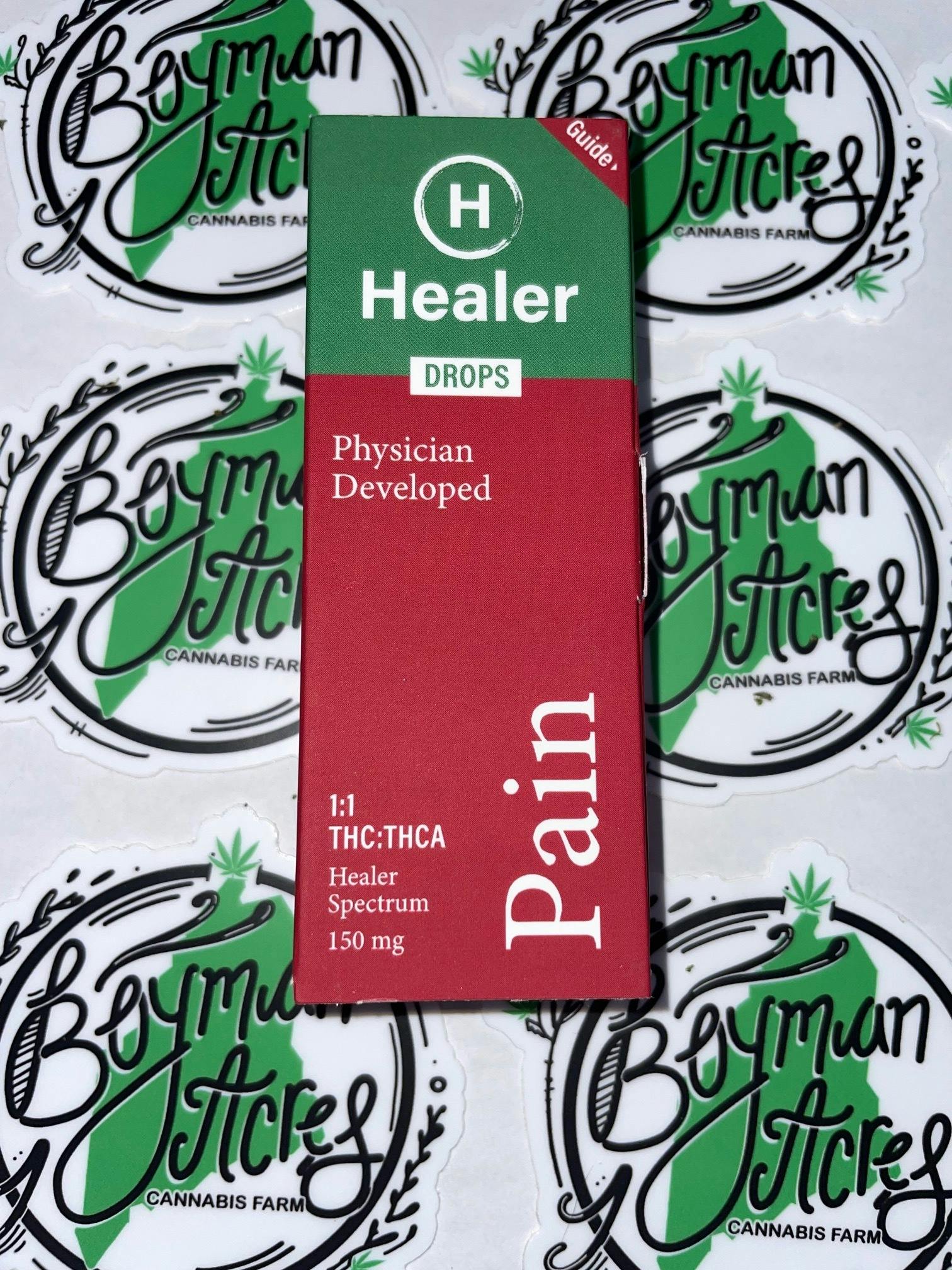 Pain Tincture at Boyman Acres Cannabis Farm and Medical Marijuana